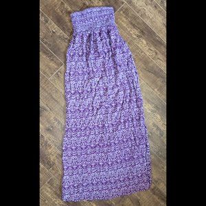 GEORGE | Size S/P | Strapless Maxi Dress | Purple